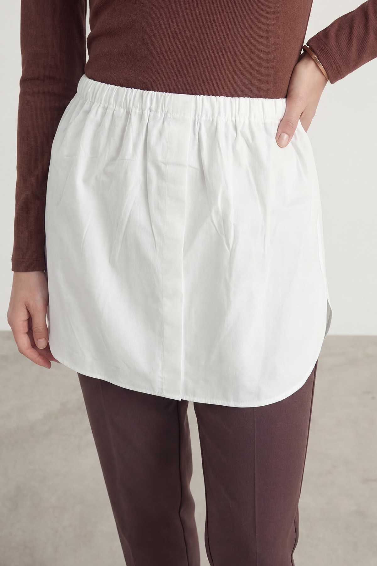 Women's Layered Skirt and Undershirt Set – 40001ETK