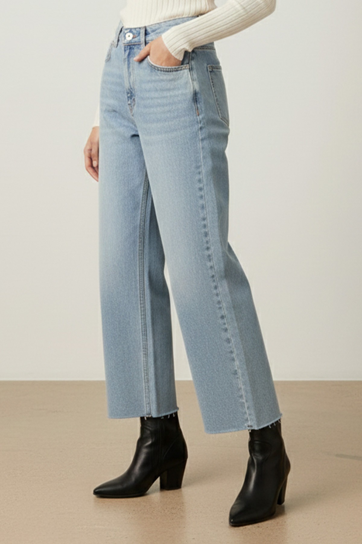 Kadın Basic Denim Pantolon -32196PNT