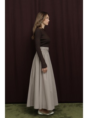 Kadın Köprü Detaylı Kemerli Etek - 20710ETK