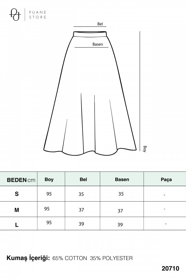 Women's Bridge Detail Belted Skirt 