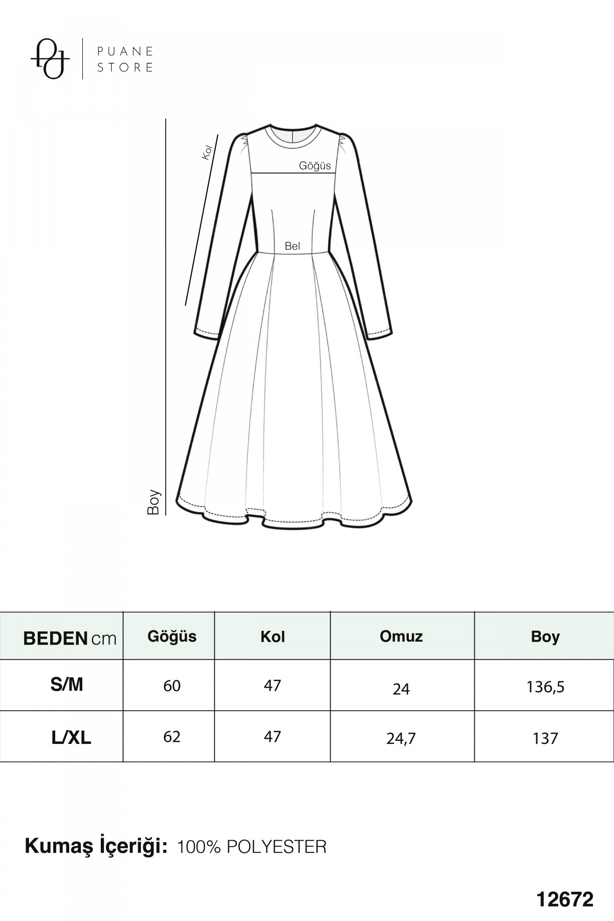 Kadın Basic Bel Detaylı Uzun Kollu Scuba  Elbise-12672ELB