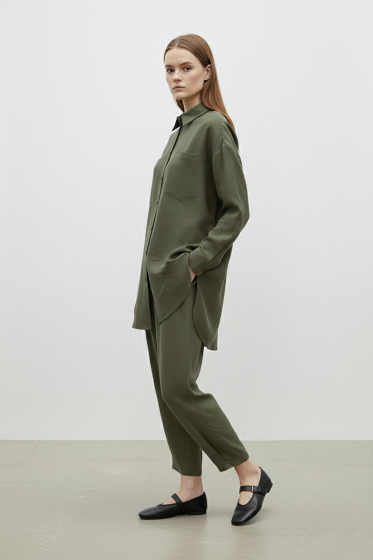 Casual Shirt and Pants Suit
