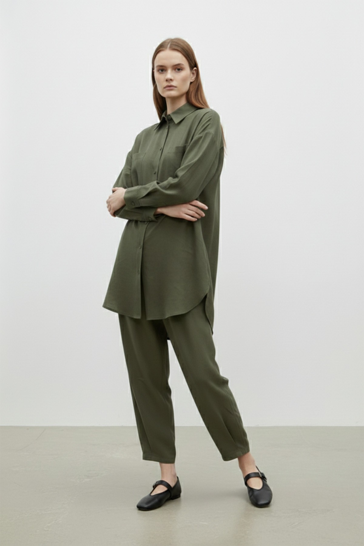 Casual Shirt and Pants Suit
