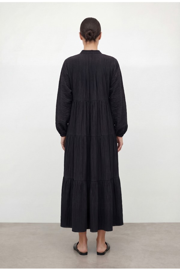 Women's V-Neck Layered Dress – 32461ELB