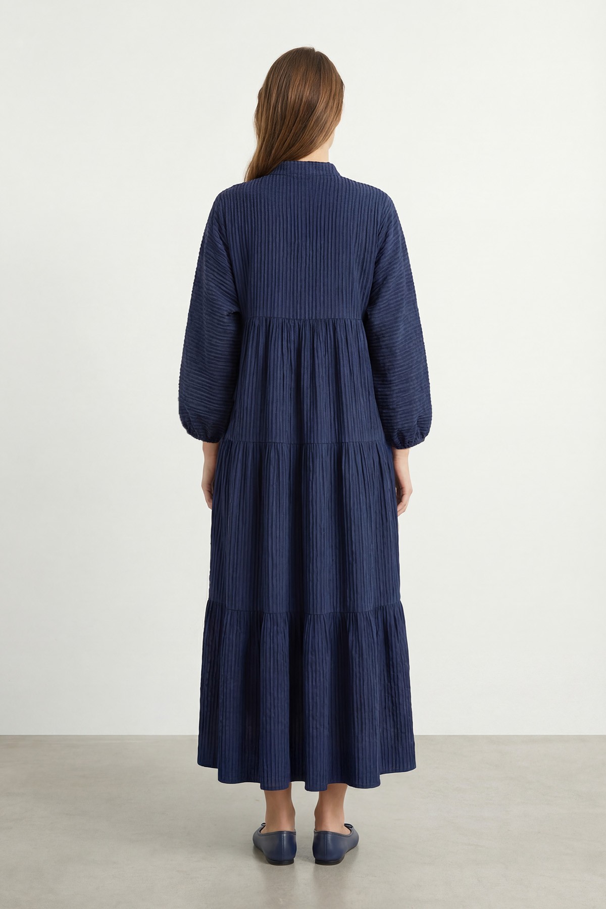 Women's V-Neck Layered Dress – 32461ELB