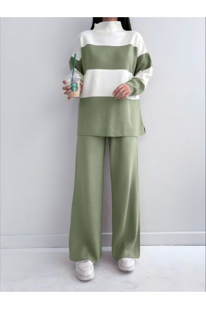 Half    -Sea green
