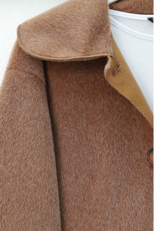 Chain Detailed Tunnel Laced Vest    -Snuff