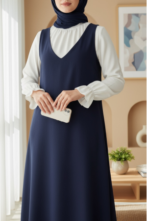 Omuzları Bağlamalı Uzun Jile       -Laci