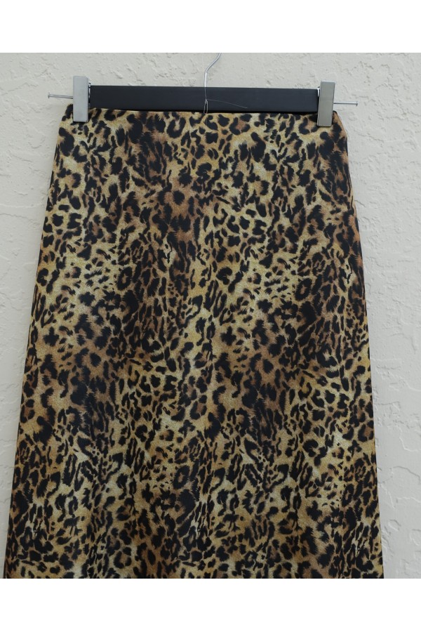 انغلق الغوص تنورة متوهج -Leopard