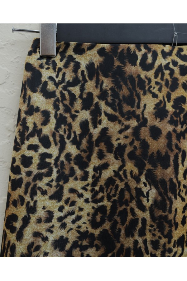 انغلق الغوص تنورة متوهج -Leopard