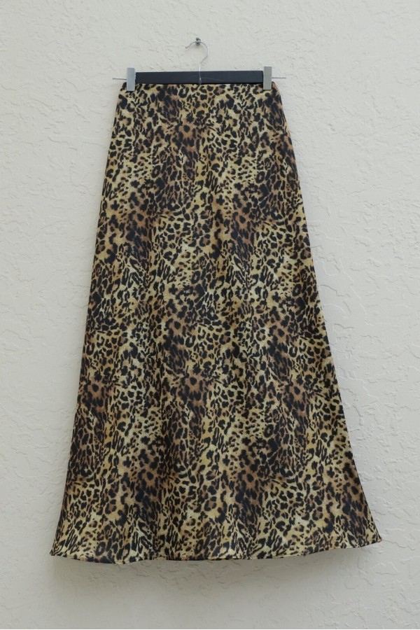 انغلق الغوص تنورة متوهج -Leopard