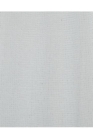 تنورة قلم رصاص بخصر مطاطي مع أحجار -فضة