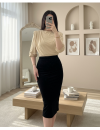 İçi Tulumlu Omuzdan Büzgülü Vatkalı Send...