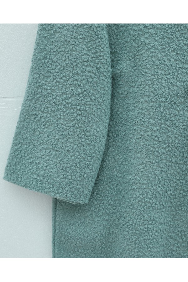 Yandan Bağlamalı Buklet Kimono   -Mint