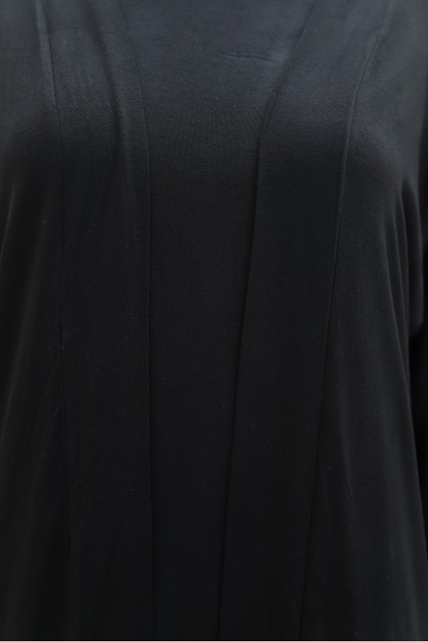 Pantolonu Cepli Likralı Oversize Üçlü Sendy Takım  -Siyah