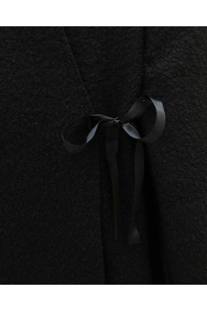كيمونو بوكل مربوط على الجانب -أسود