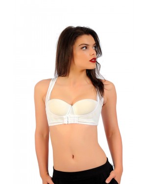 White Women's Back Lifting Breast Corset 