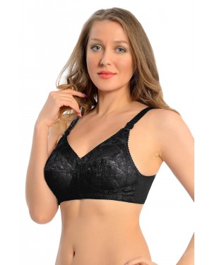 Black Lace Minimizer Bra 