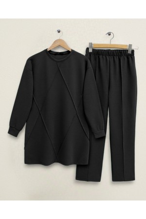 Çimalı Double Set -Black