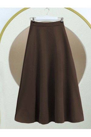 تنورة سكوبا واسعة  -بنى