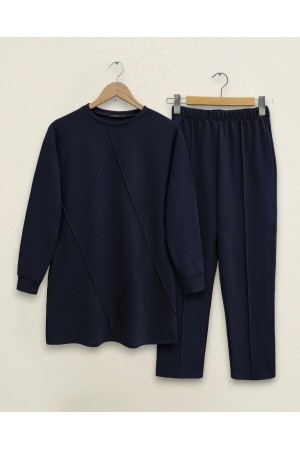 Çimalı Double Set   -Navy blue