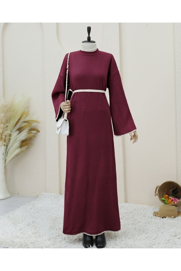 Lace -Maroon