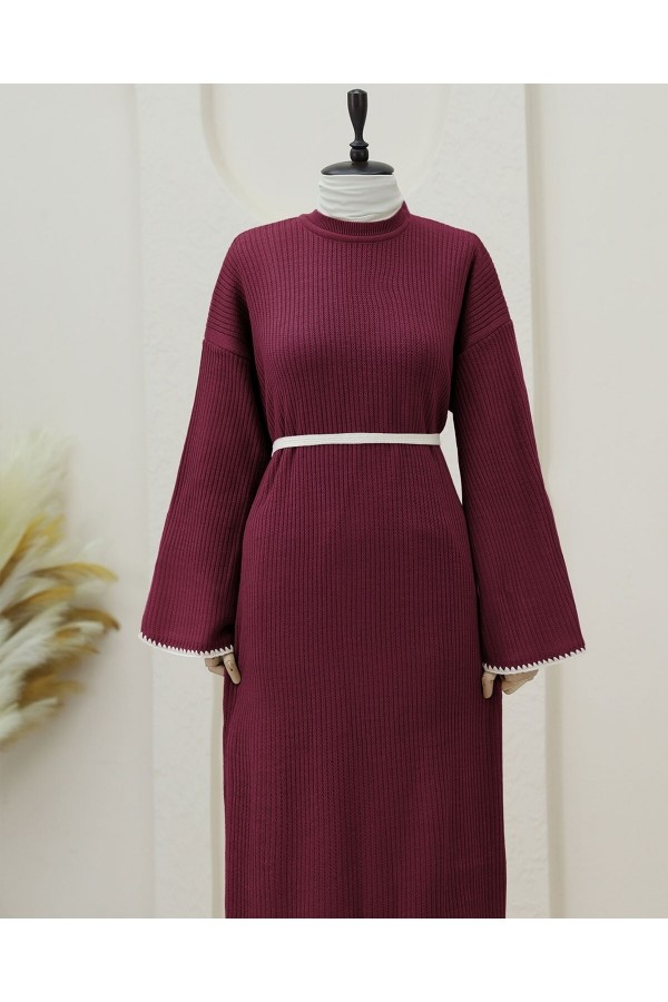 Lace -Maroon