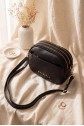 Multi-Compartment Long Shoulder Bag -Black