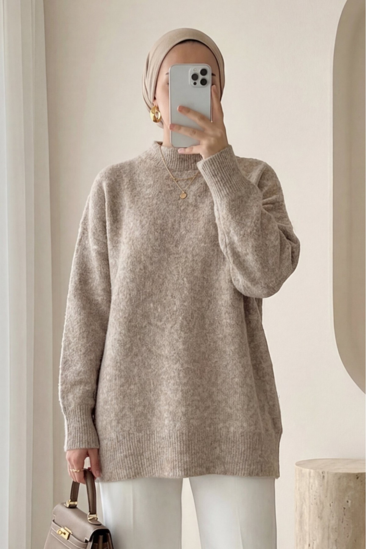 Soft, Loose - Beige