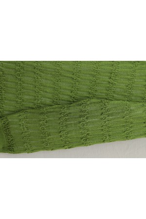 Ajurlu  Desenli Baharlık Hırka    -F.Yeşili