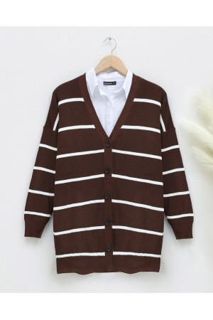 كارديجان مخطط بأزرار -بنى