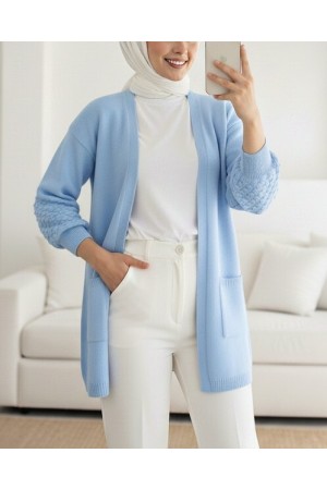 كارديجان بجيب بومب بأكمام بالون   -ريشي