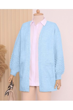 كارديجان بجيب بومب بأكمام بالون   -ريشي