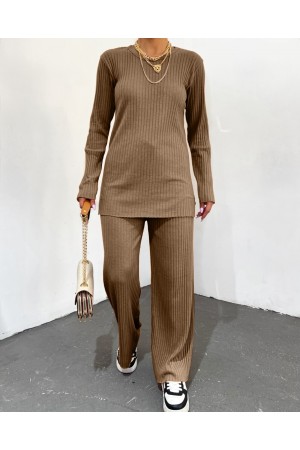 Bisiklet Yaka Kaşkorse Takım -Taba