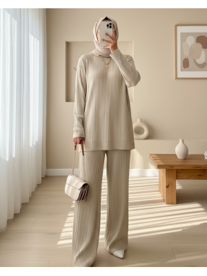 Bisiklet Yaka Kaşkorse Takım      -Taş