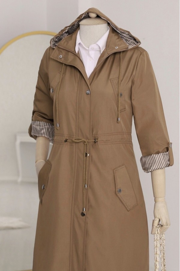 Striped Trench Coat       -Snuff