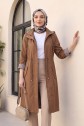 Striped Trench Coat - Soil