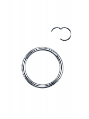 Silver Color Stainless Tarnish Resistant Surgical Steel Full Ring Cartilage Tragus Helix Steel Piercing 