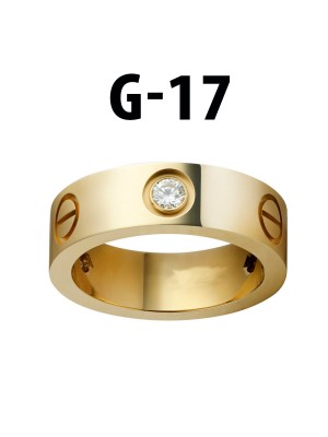 Kartier Stone Ring Gold Color Number 17