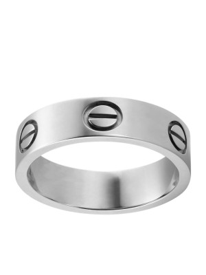 Kartier Plain Ring Silver Color Number 17