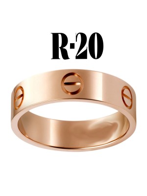 Kartier Plain Ring Rose Color Number 20