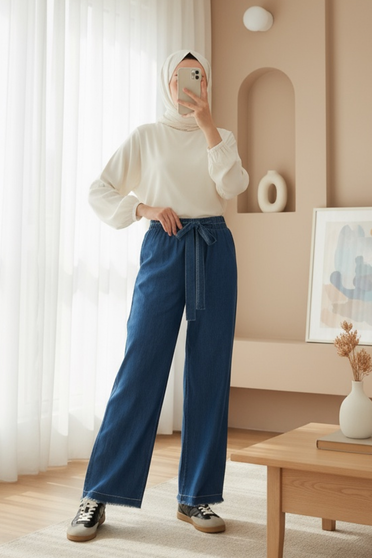 6469 WIDE LEG JEANS PANTS 