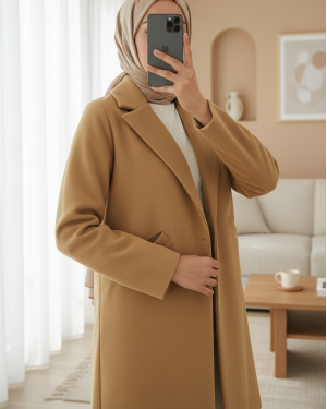 9085 Kaşe Kaban - Hardal