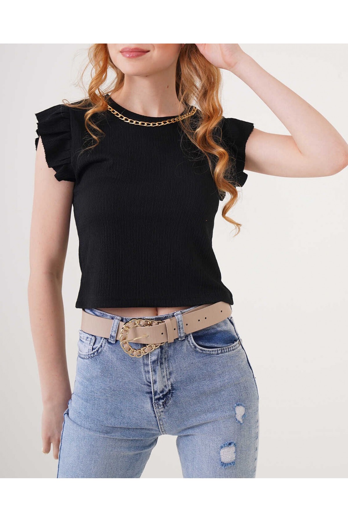 0430 Knitted Blouse 