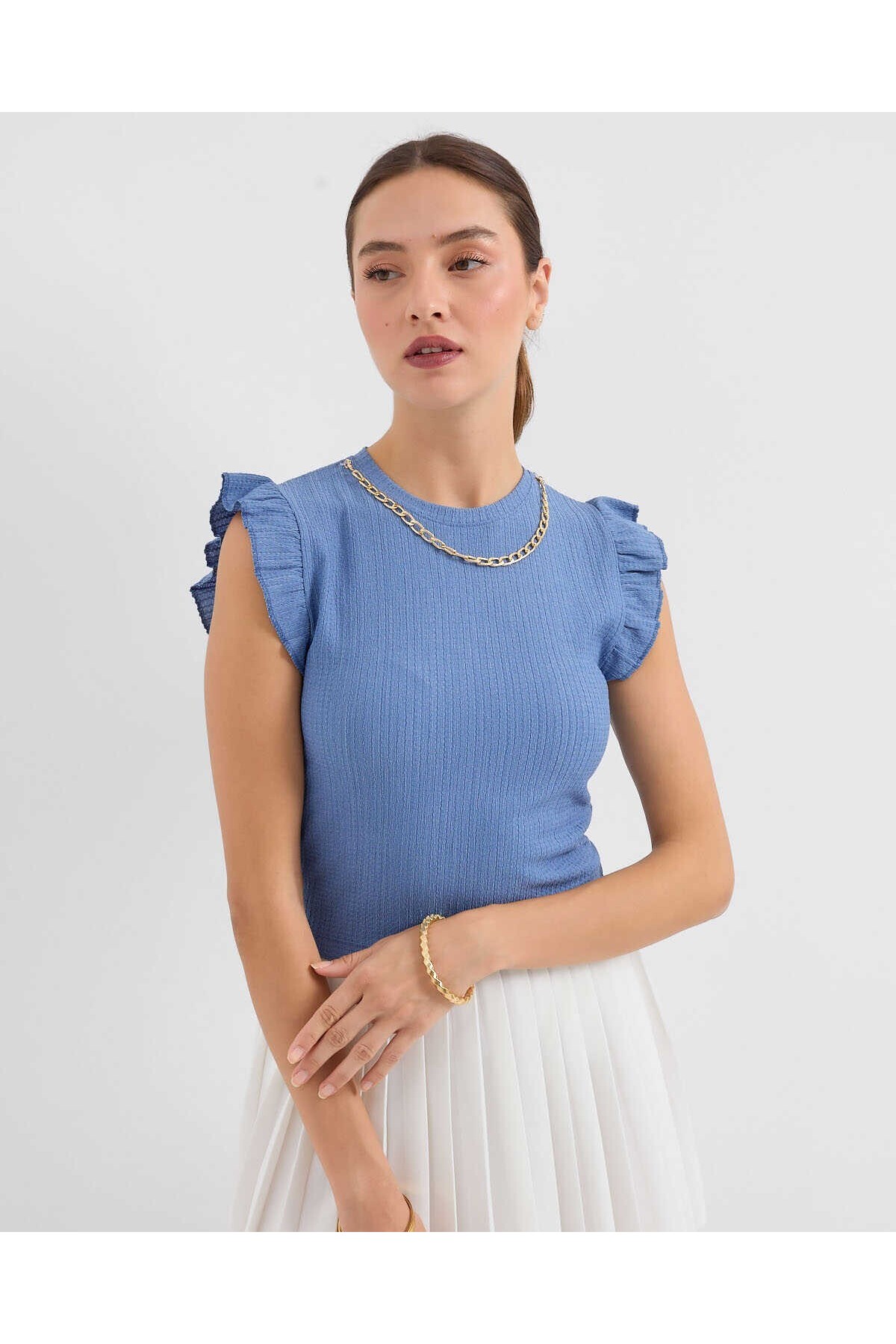0430 Knitted Blouse 