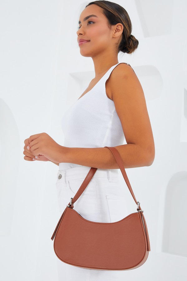 Kadın Taba Düz Baget Çanta 010167