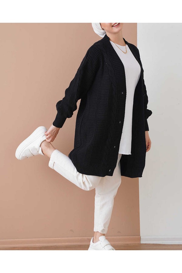 15768 Hijab Knitwear Cardigan 