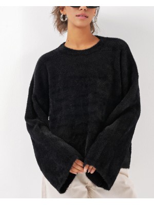15915 Soft Texture Knitted Sweater 