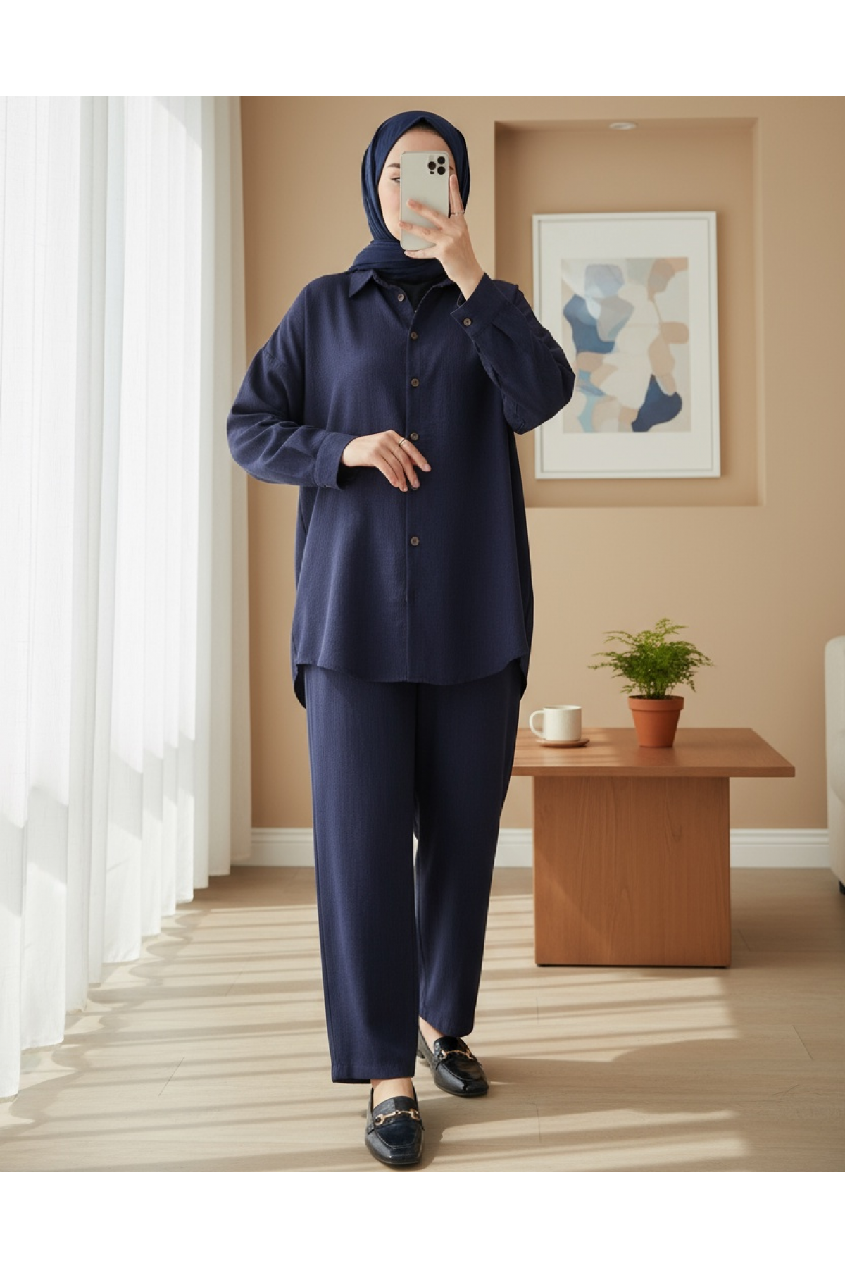 6622 Linen Two Piece Suit 