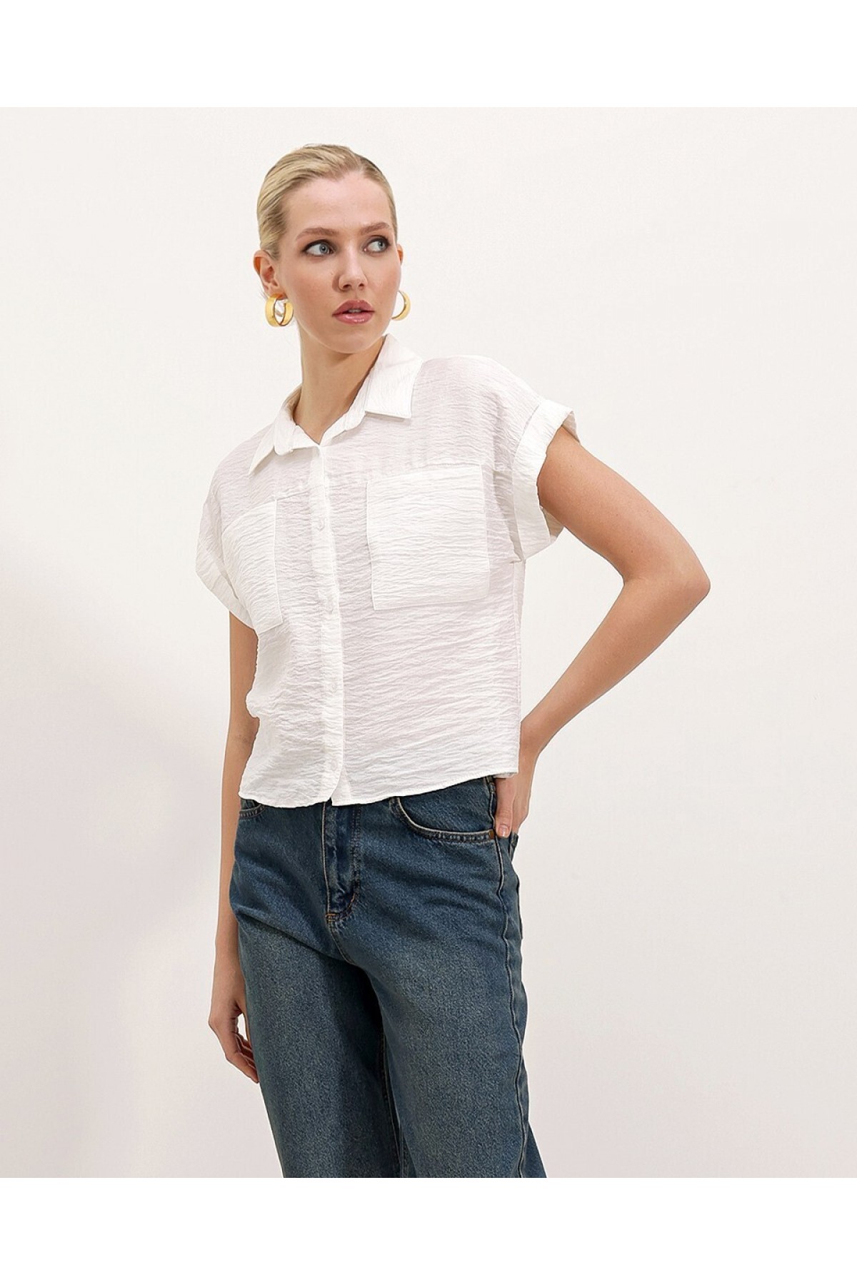 20198 Double Pocket Short Sleeve Shirt 